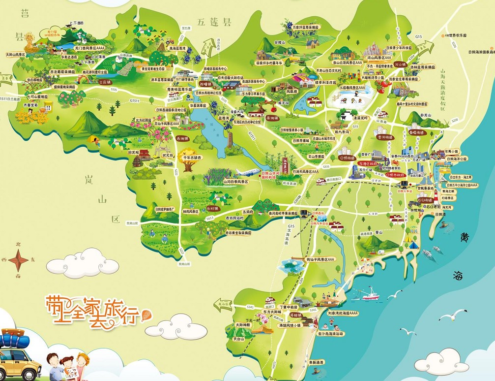 丹江口景区使用手绘地图给景区能带来什么好处？
